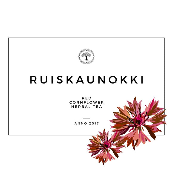 Ruiskaunokki (punainen) yrttitee