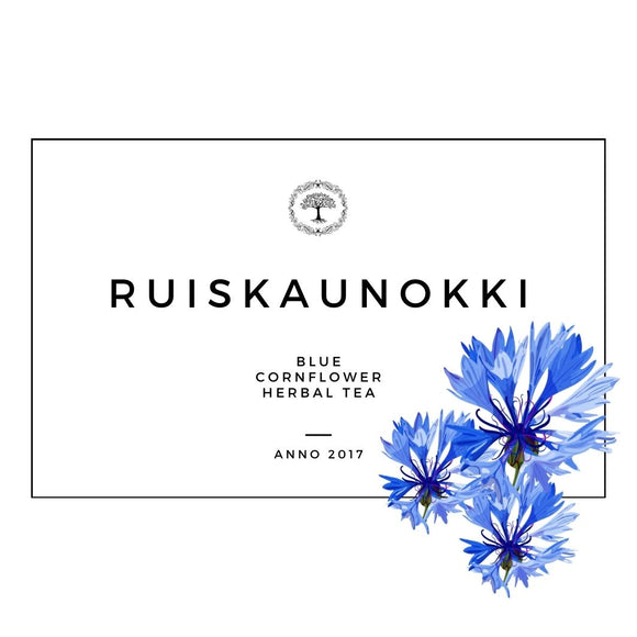 Ruiskaunokki, sininen yrttitee