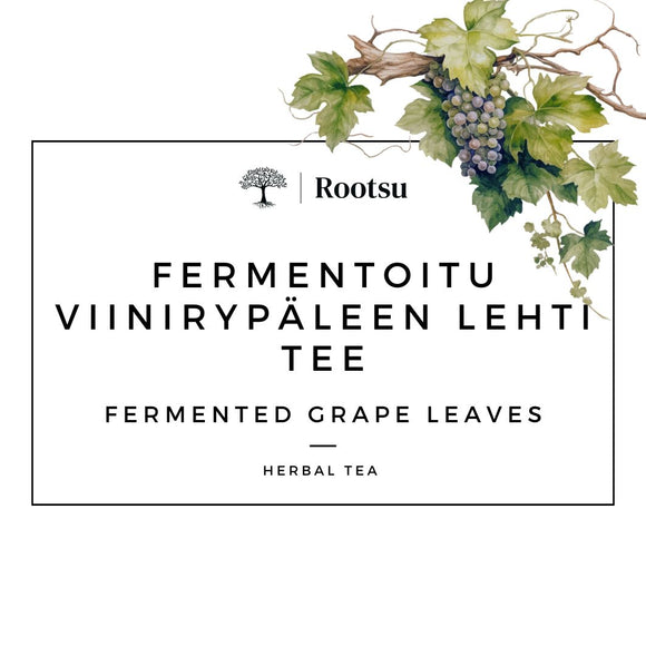 Fermentoitu viinirypaleenlehti yrttitee
